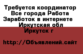 Требуется координатор - Все города Работа » Заработок в интернете   . Иркутская обл.,Иркутск г.